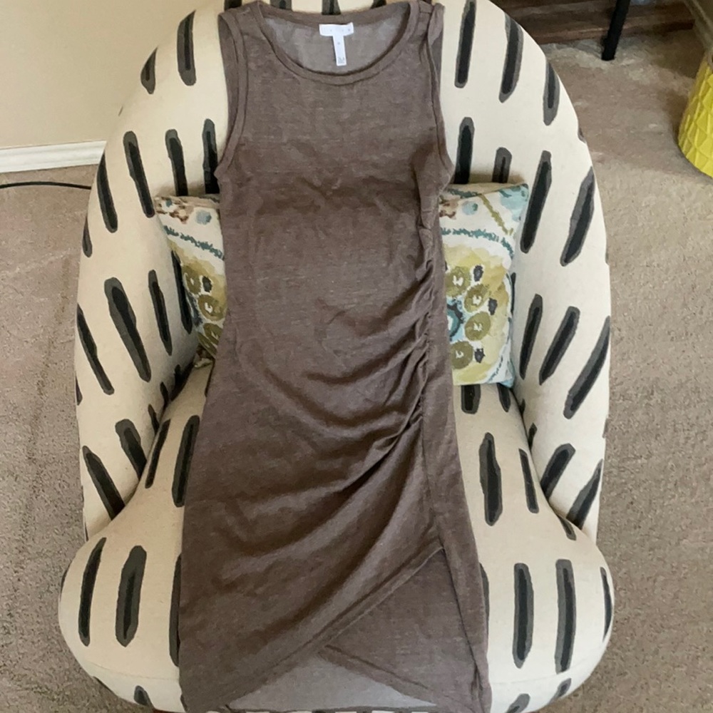 Leith Ruched Sleeveless Dress